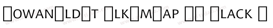 IowanOldSt BlkSmCap BT Black Small Cap字体转换